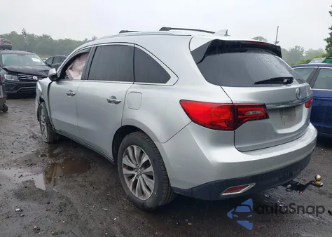 2015 Acura Mdx Technology Package из США, поврежденный, VIN 5FRYD4H40FB009747